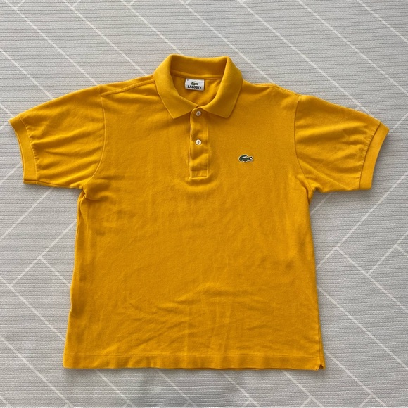 Lacoste Yellow Polo Shirt Men’s Size 3(US S) - Picture 1 of 7